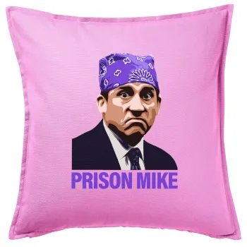 Prison Mike The office, Sofa cushion Pink 50x50cm includes filling