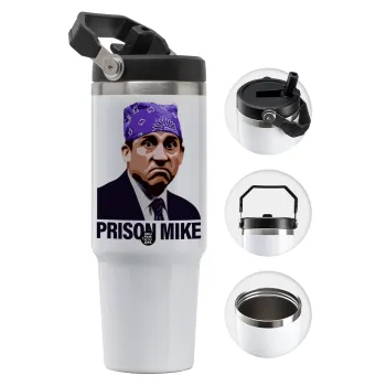 Prison Mike The office, Θερμός Ανοξείδωτο 30oz με χερούλι
