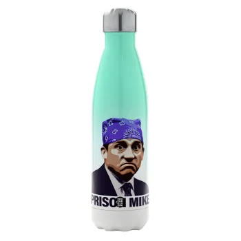 Prison Mike The office, Metal mug thermos Green/White (Stainless steel), double wall, 500ml