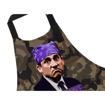 Prison Mike The office, Ποδιά Σεφ με τσέπες, Βαμβακερή, Camouflage (ΕΝΗΛΙΚΩΝ, 100% COTTON)