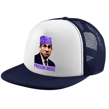 Prison Mike The office, Children's Soft Trucker Cap with Dark Blue/White Mesh (POLYESTER, CHILDREN, ONE SIZE)