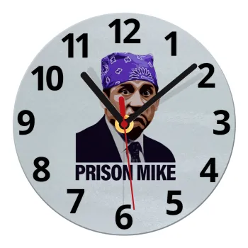 Prison Mike The office, Ρολόι τοίχου γυάλινο (20cm)