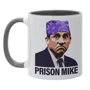 Prison Mike The office, Mug colored grey, ceramic, 330ml
