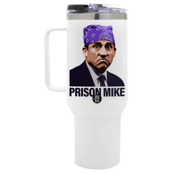 Prison Mike The office, Mega Tumbler με καπάκι, διπλού τοιχώματος (θερμό) 1,2L
