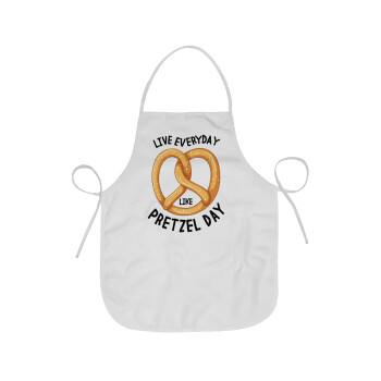 The office, Live every day like pretzel day, Chef Apron Short Full Length Adult (63x75cm)
