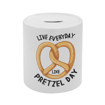 The office, Live every day like pretzel day, Κουμπαράς πορσελάνης με τάπα
