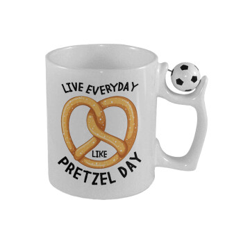 The office, Live every day like pretzel day, Κούπα με μπάλα ποδασφαίρου , 330ml