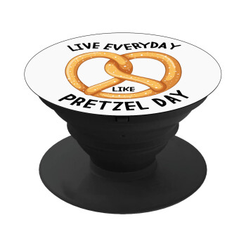 The office, Live every day like pretzel day, Phone Holders Stand  Μαύρο Βάση Στήριξης Κινητού στο Χέρι