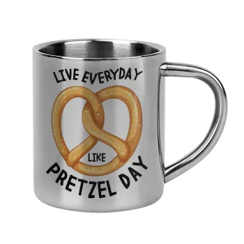 The office, Live every day like pretzel day, Κούπα Ανοξείδωτη διπλού τοιχώματος 300ml