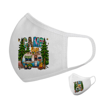Camp Life, Μάσκα υφασμάτινη υψηλής άνεσης παιδική (Δώρο πλαστική θήκη)