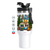 Mega Tumbler με καπάκι, διπλού τοιχώματος (θερμό) 1,2L