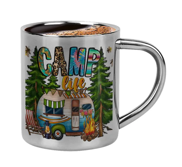 Camp Life — Κουπάκι μεταλλικό διπλού τοιχώματος για espresso (220ml)