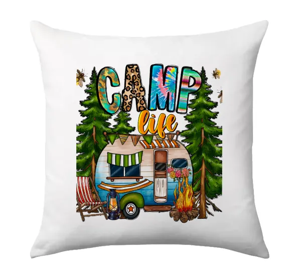 Camp Life — Μαξιλάρι καναπέ 40x40cm περιέχεται το  γέμισμα