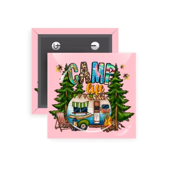 Camp Life, Κονκάρδα παραμάνα τετράγωνη 5x5cm