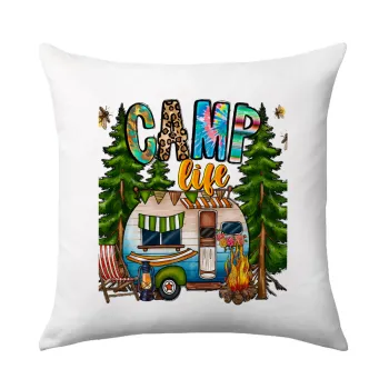 Camp Life, Sofa cushion 40x40cm includes filling