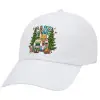 Καπέλο Ενηλίκων Baseball Λευκό 5-φύλλο (POLYESTER, ΕΝΗΛΙΚΩΝ, UNISEX, ONE SIZE)