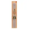 Easter Set, wooden keychain & scented Easter candle flat (30cm) (GRAY)