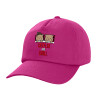 Καπέλο παιδικό Baseball, 100% Βαμβακερό Twill, Φούξια (ΒΑΜΒΑΚΕΡΟ, ΠΑΙΔΙΚΟ, UNISEX, ONE SIZE)