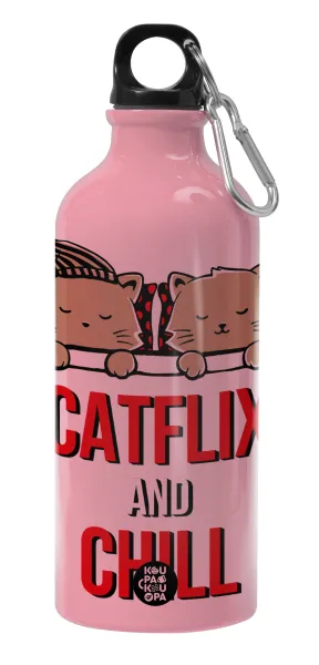 Catflix and Chill — Παγούρι νερού 600ml