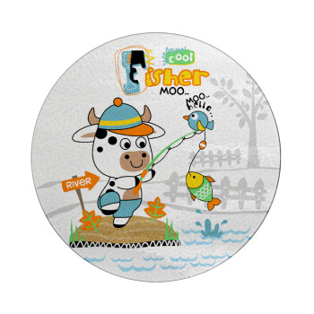 Kids Fisherman, Επιφάνεια κοπής γυάλινη στρογγυλή (30cm)