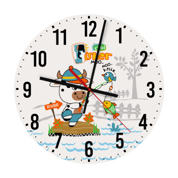 Ο μικρός ψαράς, Ρολόι τοίχου ξύλινο (30cm)