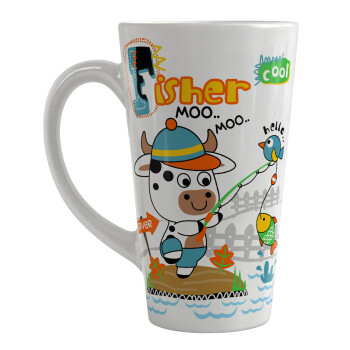 Ο μικρός ψαράς, Κούπα κωνική Latte Μεγάλη, κεραμική, 450ml