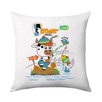 Ο μικρός ψαράς, Μαξιλάρι καναπέ 40x40cm περιέχεται το  γέμισμα