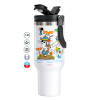 Mega Stainless steel Tumbler with lid, double wall 1,2L