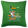 Sofa cushion Green 50x50cm includes filling