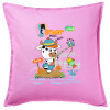Sofa cushion Pink 50x50cm includes filling