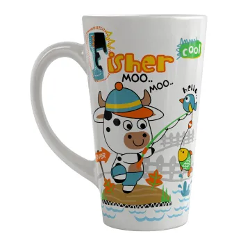 Ο μικρός ψαράς, Κούπα κωνική Latte Μεγάλη, κεραμική, 450ml