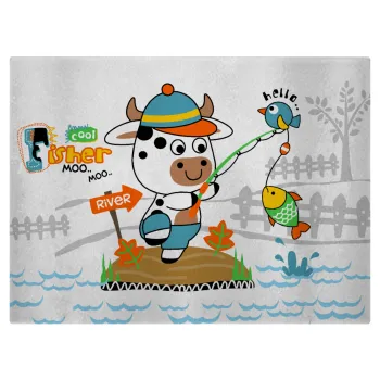 Ο μικρός ψαράς, Επιφάνεια κοπής γυάλινη (38x28cm)