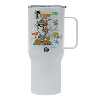 Kids Fisherman, Mega Stainless steel Tumbler with lid, double wall 750L