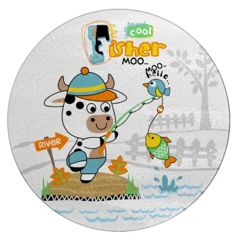 Kids Fisherman, Επιφάνεια κοπής γυάλινη στρογγυλή (30cm)
