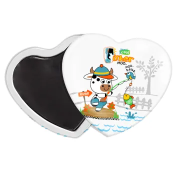 Kids Fisherman, Μαγνητάκι καρδιά (57x52mm)