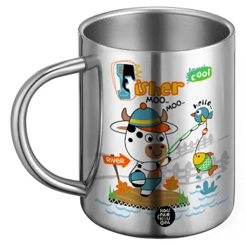 Kids Fisherman, BIG Mug Stainless steel double wall (450ml)