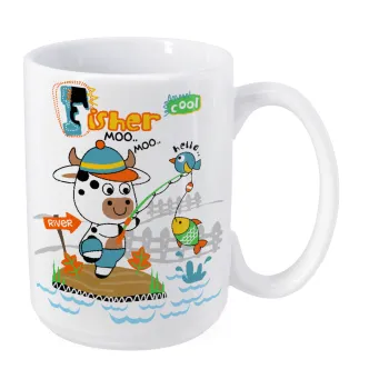 Kids Fisherman, Κούπα Mega, κεραμική, 450ml