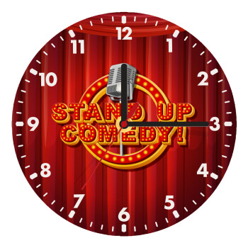 Stand up comedy, Wooden wall clock (20cm)