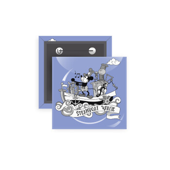 Mickey steamboat, Κονκάρδα παραμάνα τετράγωνη 5x5cm