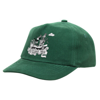 Mickey steamboat, Children's Baseball Cap, 100% Cotton Drill, GREEN (COTTON, CHILDREN'S, ONE SIZE)