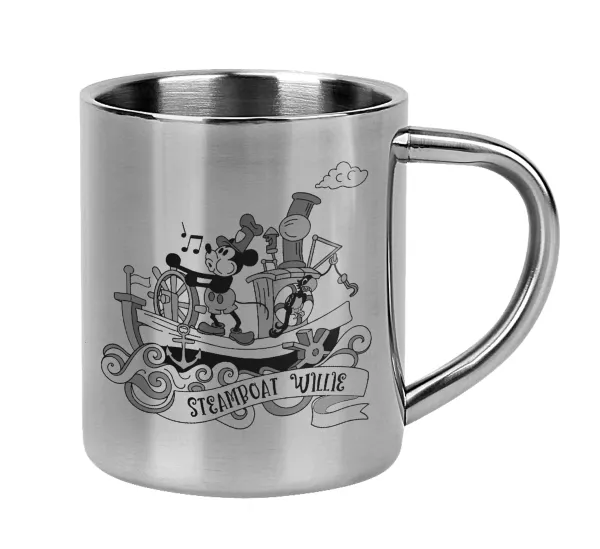Mickey steamboat — Mug Stainless steel double wall 300ml