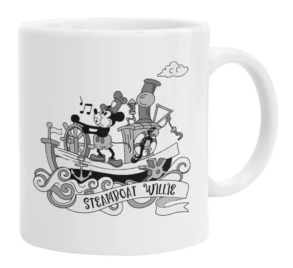 Mickey steamboat — Κούπα, κεραμική, 330ml