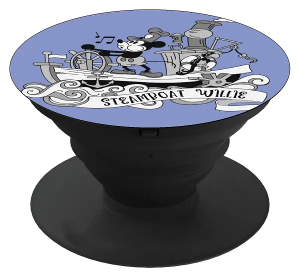 Mickey steamboat — Phone Holders Stand  Μαύρο Βάση Στήριξης Κινητού στο Χέρι