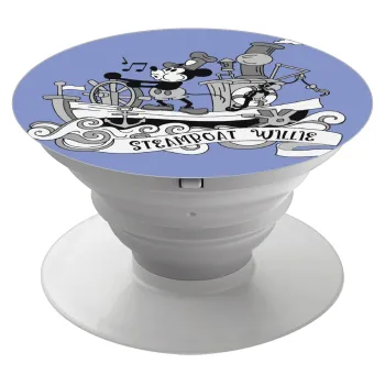 Mickey steamboat, Phone Holders Stand  Λευκό Βάση Στήριξης Κινητού στο Χέρι