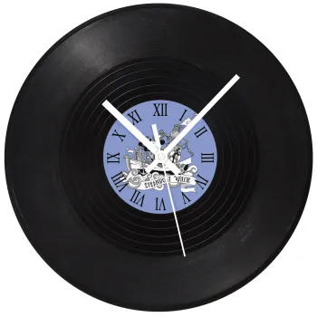 Mickey steamboat, Ρολόι τοίχου Βινύλιο (30cm)