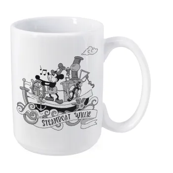 Mickey steamboat, Κούπα Mega, κεραμική, 450ml