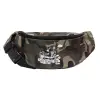 Unisex waist bag (banana) in Jungle camouflage color with 2 pockets