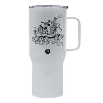 Mickey steamboat, Tumbler με καπάκι, διπλού τοιχώματος (θερμό) 750L