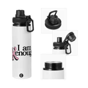 Barbie, i am Kenough, Metal water bottle with safety cap, aluminum 850ml