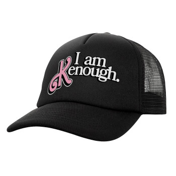 Barbie, i am Kenough, Καπέλο Soft Trucker με Δίχτυ Μαύρο 